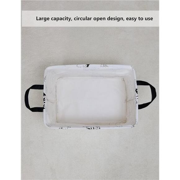 Rectangular Laundry Hamper/Foldable Nursery Laundry Basket for OrganizingStorage - Picture 12 of 14